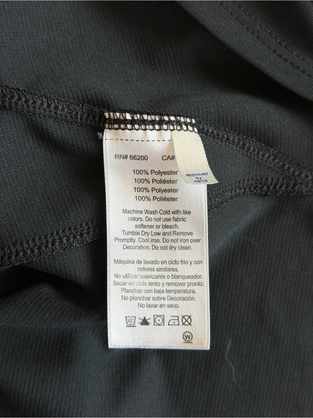 ASICS Black Performance Racerback Tank Top Womens Small Active Basic Work Out - Picture 9 of 9